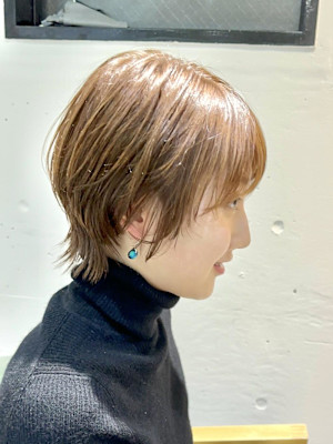 ショートウルフ/ウルフカット/マッシュウルフ