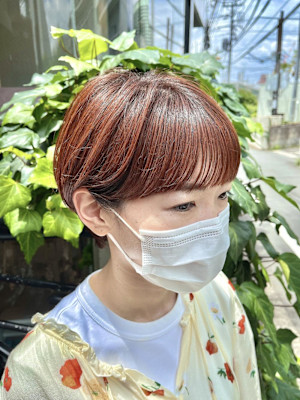 マッシュショート/小顔カット/ショートボブ