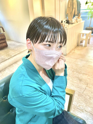 小顔マッシュショート/コンパクトショート