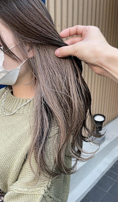 インナーカラー/アッシュグレージュ