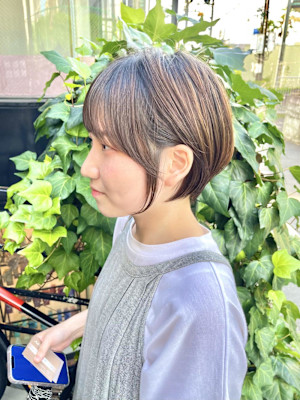 くびれショート/小顔ショート/丸みショート