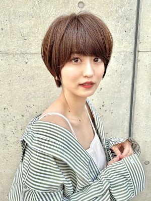 マッシュショート/丸みショート/ショートボブ