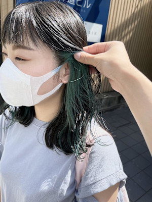 イヤリングカラー・グリーン