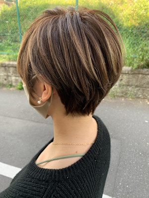 大人ショート　ハイライト