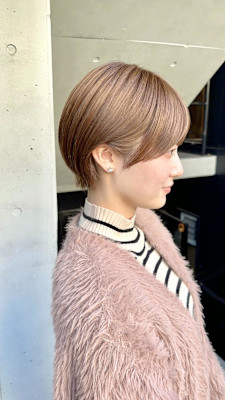 マッシュショート/ショートボブ/レディースショート