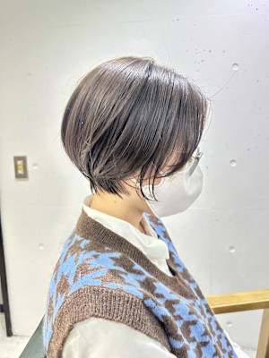 ショートボブ/丸みショート/大人ショート