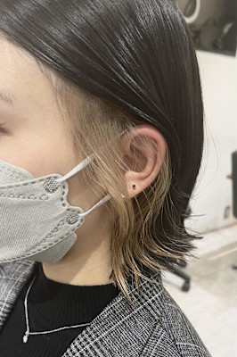 イヤリングカラー/ホワイトベージュ/ベージュ/ブロンド