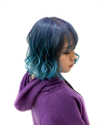 水色×ブルーグラデーションカラー