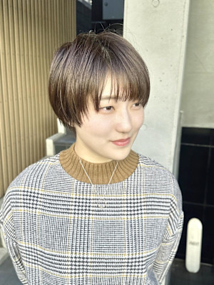 マッシュショート/ボーイッシュショート/短めショート