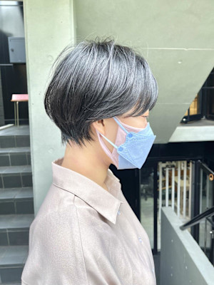 くびれショート/セシルカット/大人ショートボブ