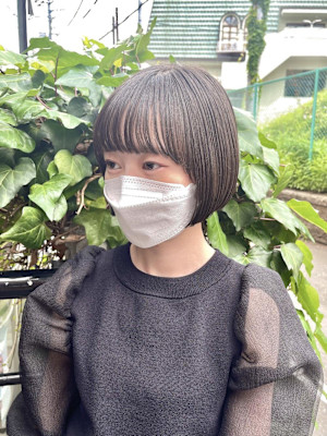 小顔ミニボブ/ショートボブ