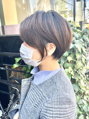 小顔ショート/ショートボブ/大人美人ショート