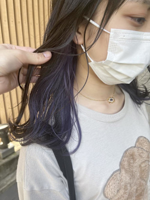 インナーカラー・ラベンダーカラー