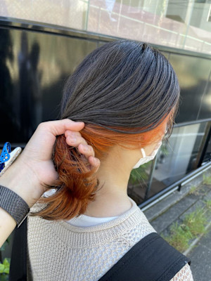 インナーカラー・カッパーオレンジ