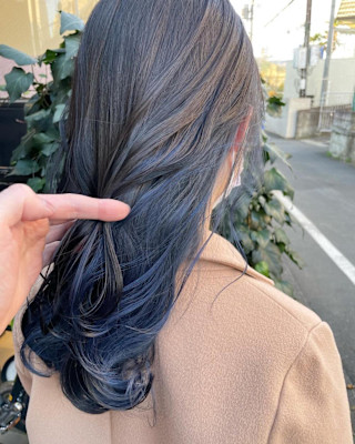 ネイビーブルー/ブルーカラー/インナーカラー