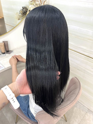 《高橋亜美》ネイビーグレージュ/ブリーチ/大宮/