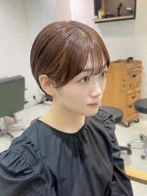 マッシュショート/ショートボブ/耳掛けショート