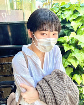 大人気マッシュショート/ショートボブ