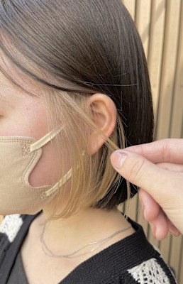 イヤリングカラー/ブロンドカラー/ホワイトベージュ