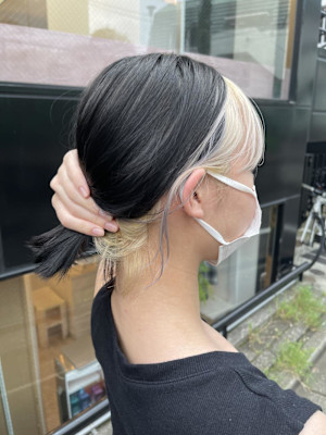 インナーカラーブロンド