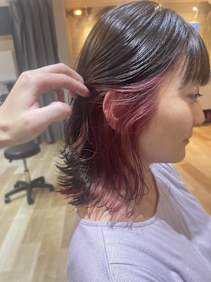 インナーカラー・チェリーピンク