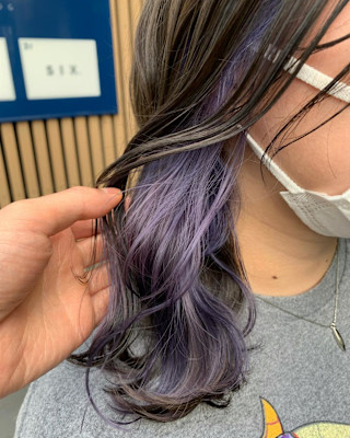 ラベンダーインナーカラー