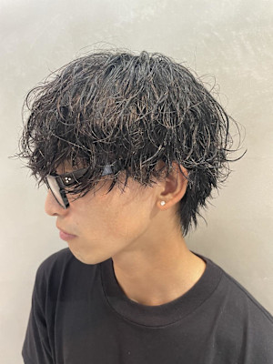 マッシュパーマ/ウルフ波巻き/ツイストスパイラル