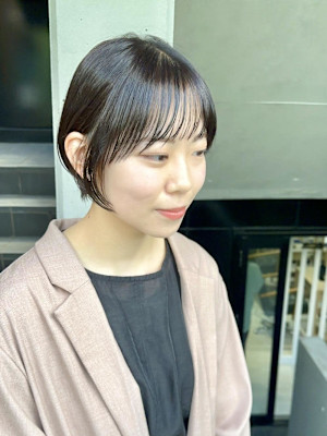 ショートボブ/マッシュショート/丸みショート