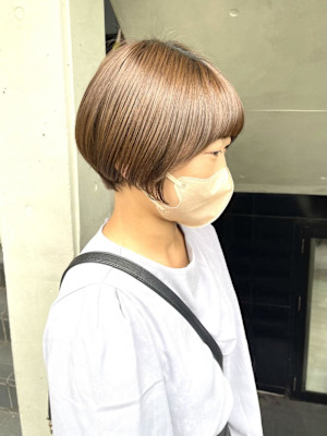 マッシュショート/大人ショートボブ/大人可愛い