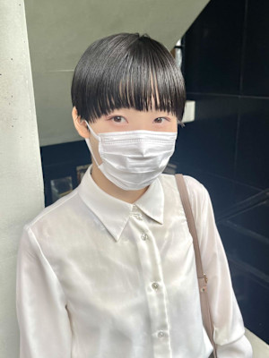 マッシュルームヘア/マッシュショート/マニッシュショート