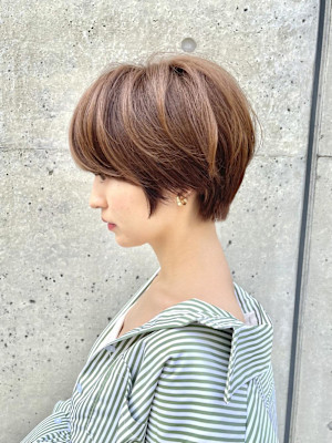 ふんわりマッシュ/マッシュショート/ショートボブ