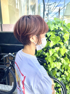 マッシュショート/くびれショート