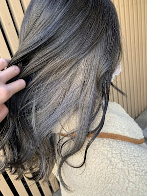 インスタ大人気☆インナーカラーホワイトベージュ