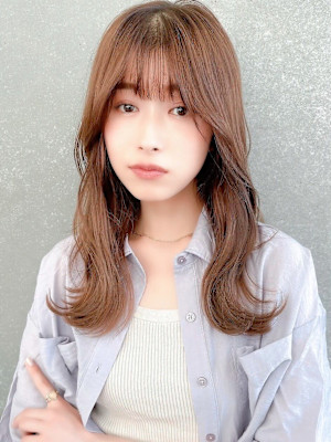 ボブ/レイヤーカット/縮毛矯正/韓国ヘア/顔周り/原宿/前髪