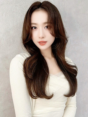 ボブ/レイヤーカット/縮毛矯正/韓国ヘア/顔周り/原宿/前髪