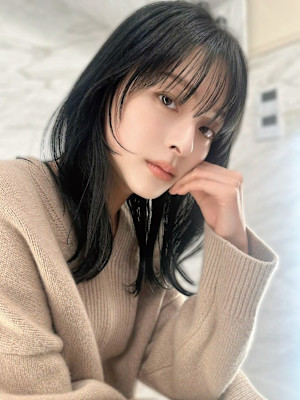 ボブ/レイヤーカット/縮毛矯正/韓国ヘア/顔周り/原宿/前髪