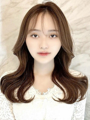 ボブ/レイヤーカット/縮毛矯正/韓国ヘア/顔周り/原宿/前髪