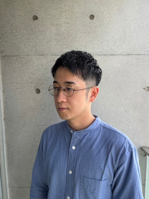 ナチュラルマッシュ×ツーブロック