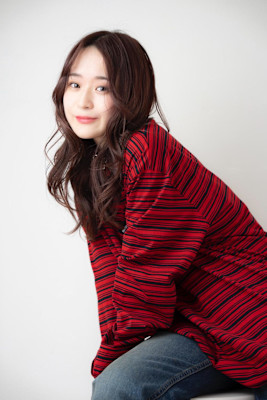 艶髪カラー♪ブリーチなしチェリーレッド