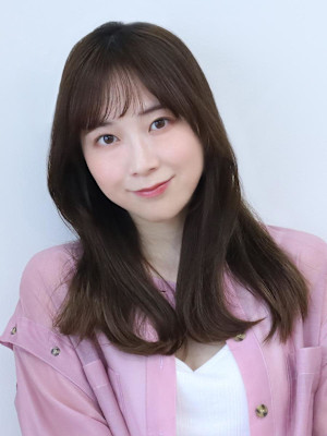 柔らか質感のロングヘア