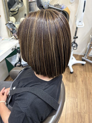 夏は明るめハイライト♪