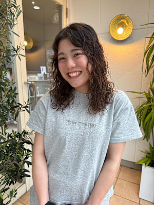 【るん】海外ガール風パーマ