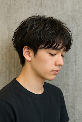 小田急相模原メンズカット+パーマ