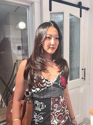 韓国ヘア/韓国レイヤーカット/ロングレイヤー