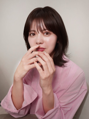 レイヤーカット/レイヤー/顔周り/ミディアム/ボブ/ショート