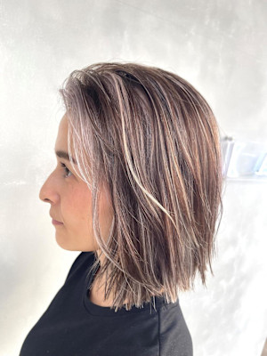 上品ハイライト/ペールベージュ/ベージュブラウン