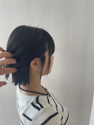 インナーカラー×ミニボブ