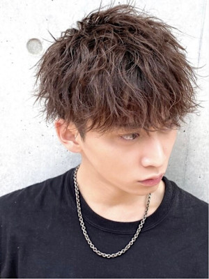 ソフトツイストマッシュ ツーブロック ツイストスパイラル