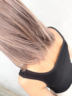 バレイヤージュ/ペールベージュ