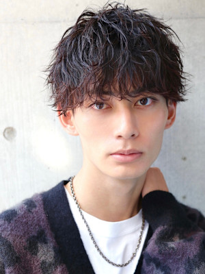 ツイストスパイラル マッシュ 波巻きスパイラルパーマ